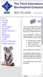 Mobile Screenshot of bic-ta2008.cis.unisa.edu.au