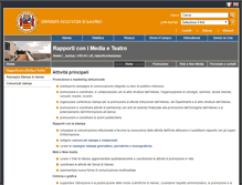 Tablet Screenshot of comunicazione.unisa.it