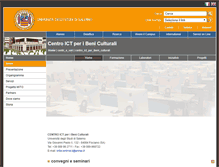 Tablet Screenshot of centroict.unisa.it