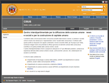 Tablet Screenshot of cisus.unisa.it