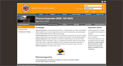 Desktop Screenshot of pharmacologyonline.unisa.it