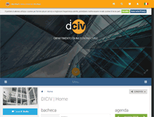 Tablet Screenshot of diciv.unisa.it