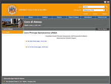 Tablet Screenshot of coro.unisa.it