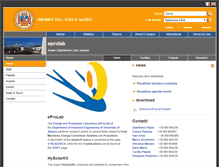 Tablet Screenshot of eprolab.unisa.it