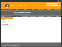 Tablet Screenshot of dilam.unisa.it