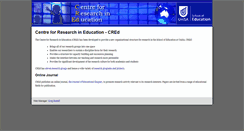 Desktop Screenshot of cred.unisa.edu.au