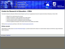 Tablet Screenshot of cred.unisa.edu.au